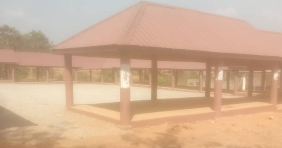 Construction of Community Centre (Durbar Ground) at Nsawora – Completed